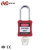 Top Security Steel Chapado Chromium Shackle Plastic Plastic Candlocks Candado