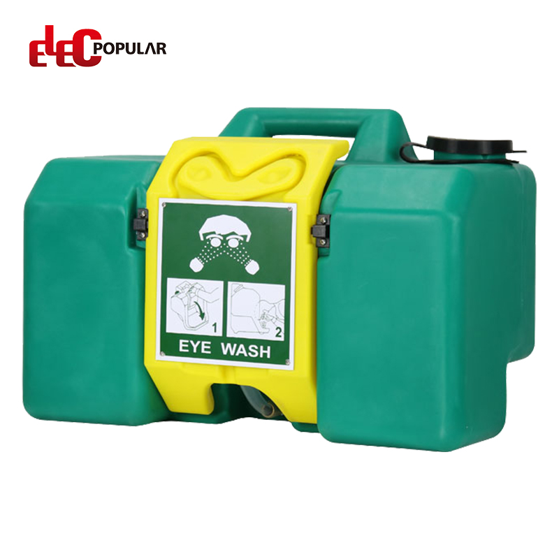 Fabricante Elecpopular 35L 8 galones PP PP Portable Eye Wash Station Solución de Eyewash de emergencia